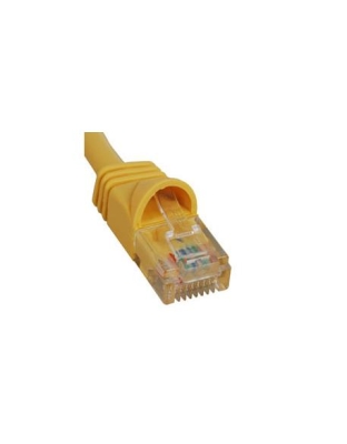 PATCH CORD, CAT 6, MOLDED BOOT, 14'  YL