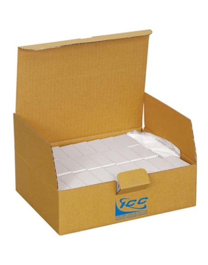 SURFACE MOUNT BOX, 2-PORT, 25PK, WH