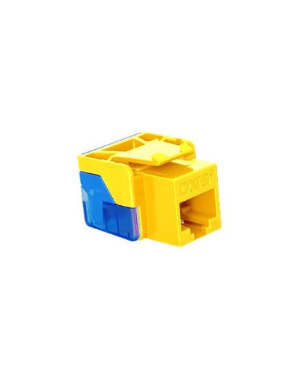 MODULE, CAT 5e, EZ, YELLOW
