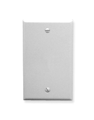 Flush Wall Plate Blank WHITE
