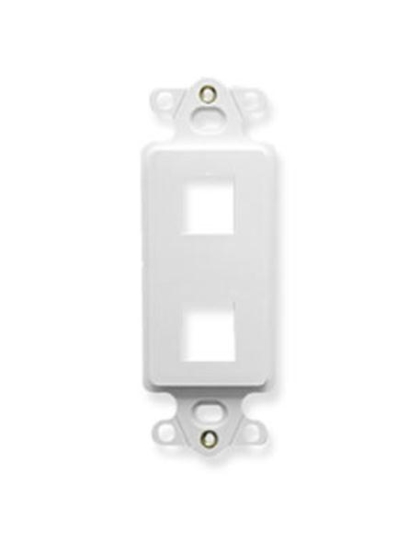 INSERT, DECOREX, 2-PORT, WHITE