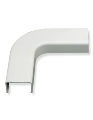 FLAT ELBOW, 3/4in, WHITE, 10PK
