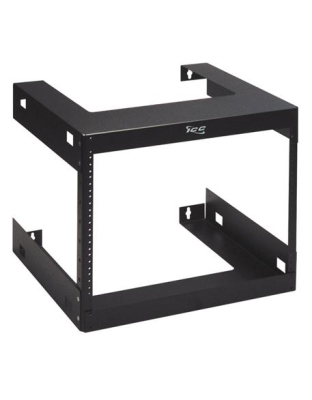 RACK, WALL MOUNT, 18in DEEP, 8 RMS