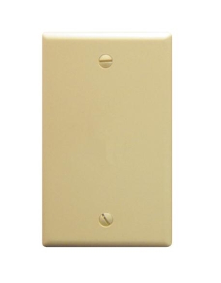 Flush Wall Plate Blank IVORY