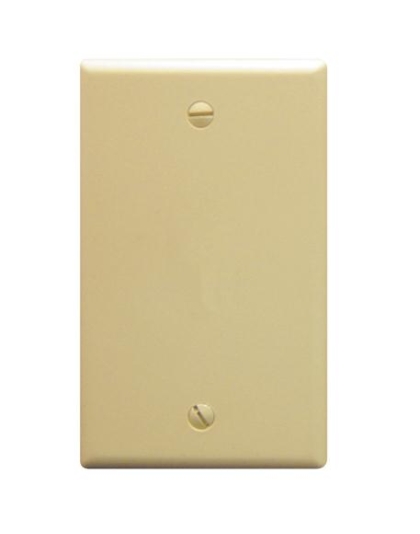 Flush Wall Plate Blank IVORY