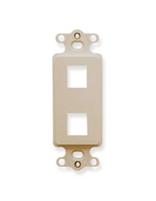 INSERT, DECOREX, 2-PORT, IVORY