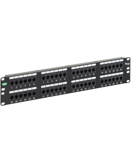 Patch Panel 48PT USOC 6P6C 2RMS H