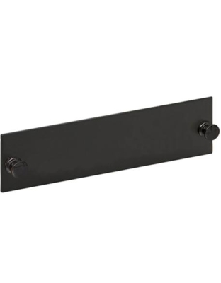 ADAPTER PANEL, BLANK, BLACK