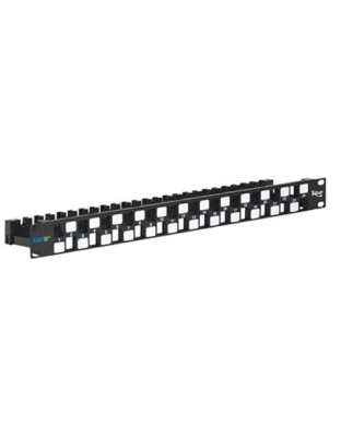 PATCH PANEL,BLANK,CAT 6A UTP,24PORT,1RMS