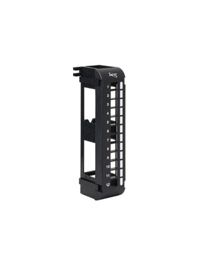 PATCH PANEL, BLANK, VERTICAL, HD,12-PORT