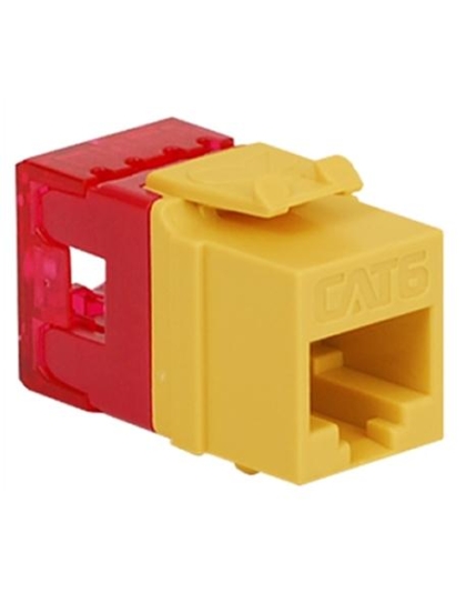 MODULE, CAT 6, HD, YELLOW