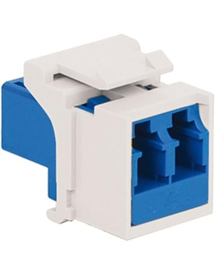 MODULE FIBER OPTIC, LC, DUPLEX, WHITE