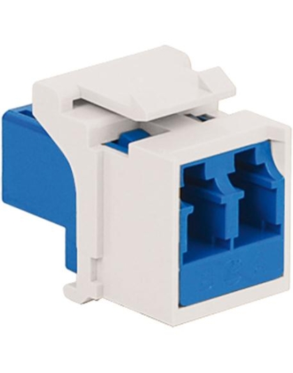 MODULE FIBER OPTIC, LC, DUPLEX, WHITE