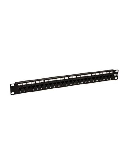 PATCH PANEL,CAT 5e,FEED Thru 24-P,1RMS
