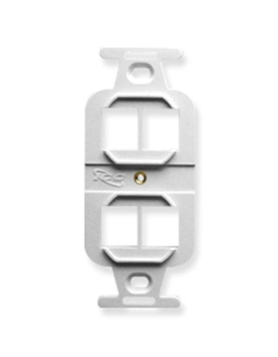INSERT, ELECTRICAL, HD, 4-PORT, WHITE