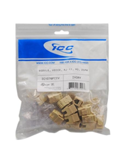 MODULE, VOICE, RJ-11, HD, 25PK, IV