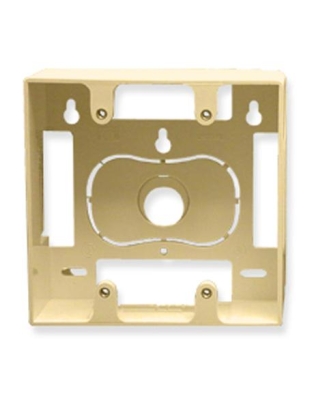 MOUNTING BOX, 2-GANG, IVORY