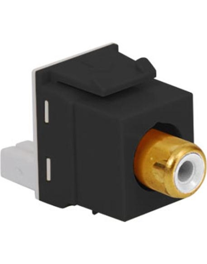 MODULE, RCA IDC, WHITE INSERT, BLACK