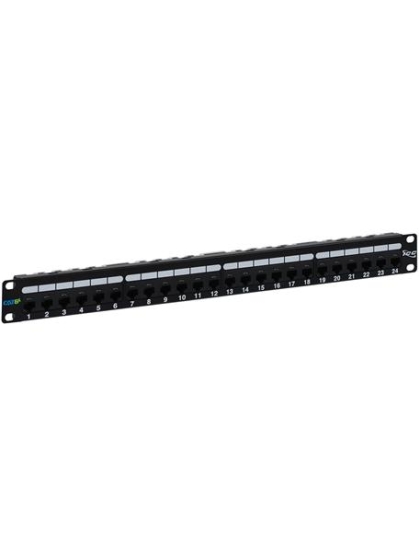 PATCH PANEL, CAT 6A, 24-PORT, 1 RMS