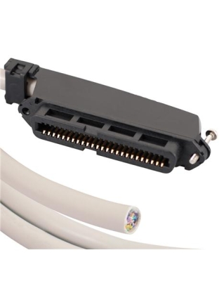 25-PR CABLE ASSEMBLY, F-BLUNT, 90deg,25