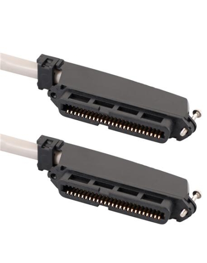 25-PAIR CABLE ASSEMBLY  F-F, 90deg, 10'
