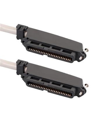 25-PAIR CABLE ASSEMBLY, F-F, 90deg, 15'