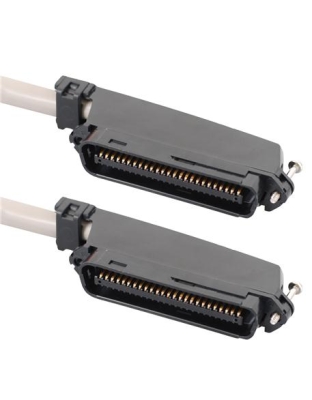 25-PAIR CABLE ASSEMBLY, M-M, 90deg, 15'