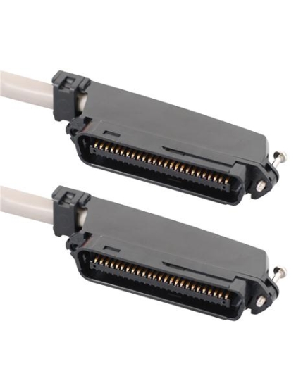 25-PAIR CABLE ASSEMBLY, M-M, 90deg, 25'