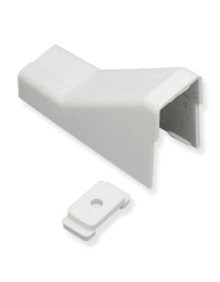 CEILING ENTRY & CLIP, 1 1/4", WH