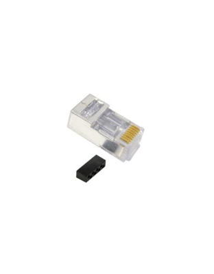 PLUG,CAT 6,SOLID/STRANDED,SHIELDED,100PK