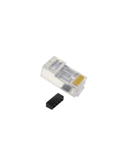 PLUG,CAT 6,SOLID/STRANDED,SHIELDED,100PK