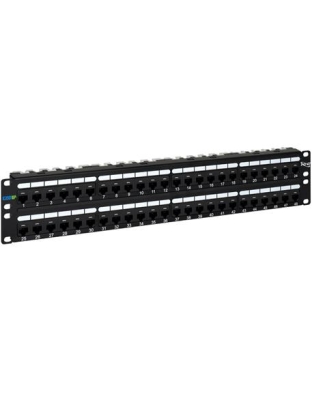 PATCH PANEL, CAT 6A, 48-PORT, 2 RMS