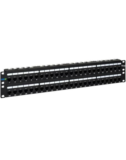 PATCH PANEL, CAT 6A, 48-PORT, 2 RMS