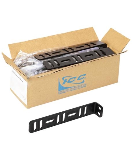 PANEL, CABLE MGMT, L BRACKET, BK 25 PK