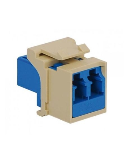 MODULE, FIBER OPTIC, LC, DUPLEX, IVORY