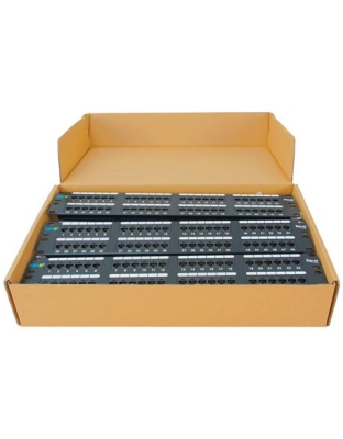 PATCH PANEL, CAT 5E, 48-PORT, 2RMS, 6 PK