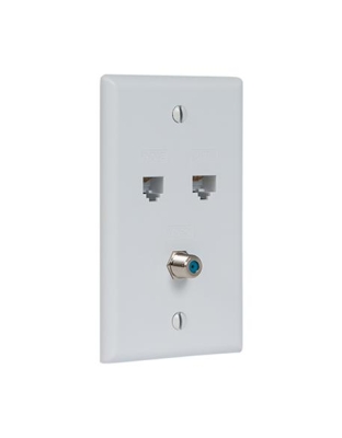 FACEPLATE, IDC, VOICE DATA, F-TYPE, IV