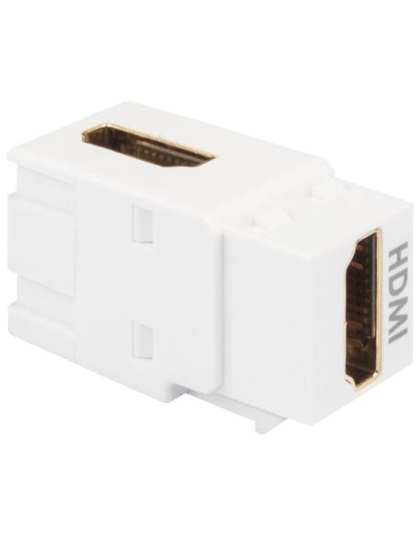 MODULE, 90 DEGREE HDMI, F-F, WHITE