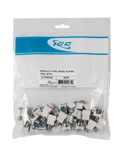 MODULE, F-TYPE NICKEL PLATED 3GHz, 25PK