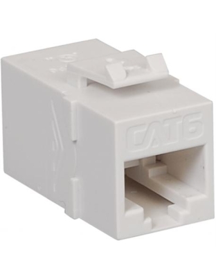 CAT 6 Modular Coupler, White