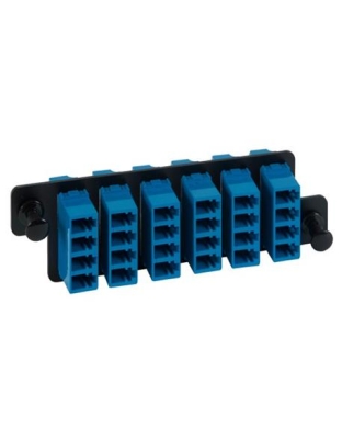 HD ADAPTER PANEL,6 QUAD LC,24F,BLUE,SM