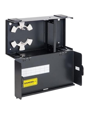 WALL ENCLOSURE,FIBER,2-PANEL,SINGLE DOOR