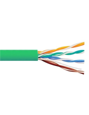 C6 500 UTP SLD CBL 23G 4P CMP, 1K GREEN