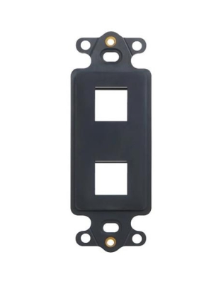 INSERT DECOREX 2 PORT BLACK