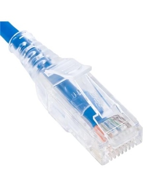 PATCH CORD CAT 6 SLIM CLEAR SR 25PK 7 FT