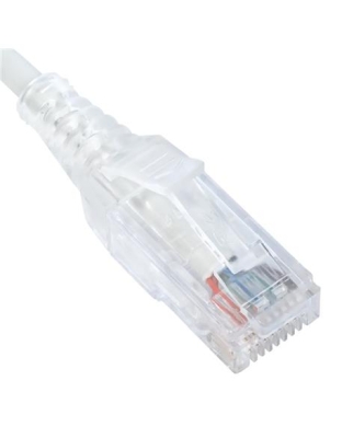 PATCH CORD, CAT 6 SLIM CLEAR SR 10PK 3F