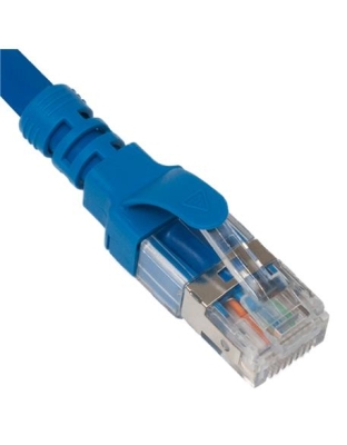 PATCH CORD, CAT6A, U/FTP, 1',10PK,BL