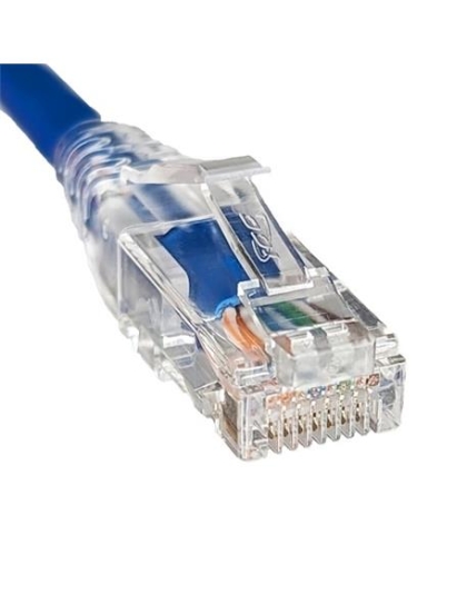 PATCH CORD, CAT 6 SLIM CLEAR SR 10PK 7FT