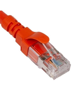 PATCH CORD, CAT6A, U/FTP, 1',10PK,OR
