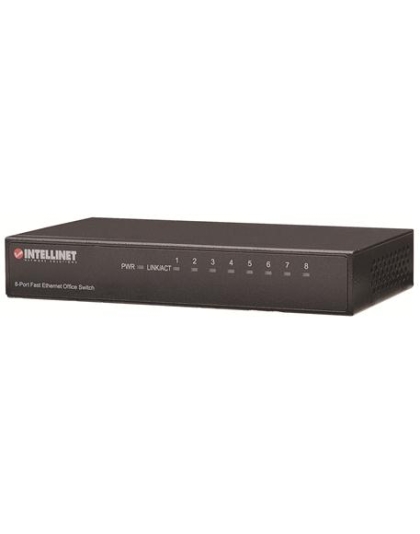 10/100 8 Port Switch, Desk, Metal